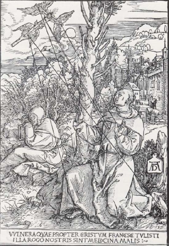 Albrecht Durer St.Francis Receiving the Stigmata